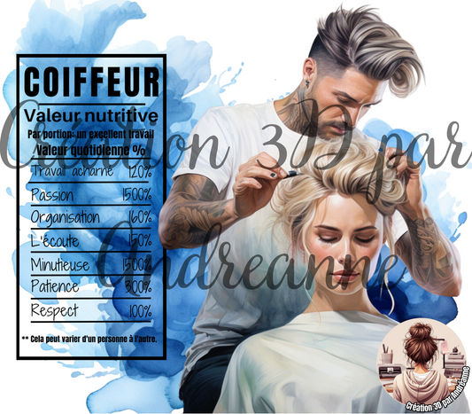 Valeur nutritive de Coiffeur 20 oz Skinny Tumbler, gobelets PNG
