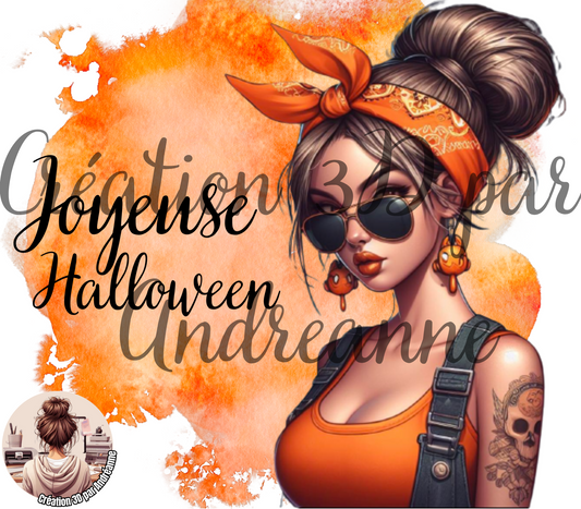 Halloween Femme, sublimation, png