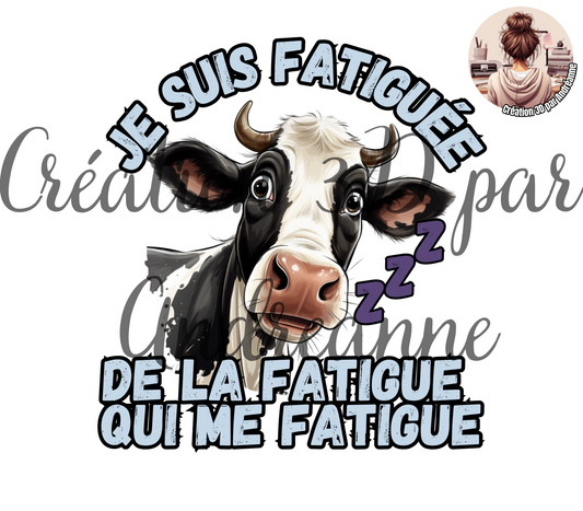 Je suis fatiguée de la fatigue qui me fatigue 20 oz Skinny Tumbler, gobelets PNG