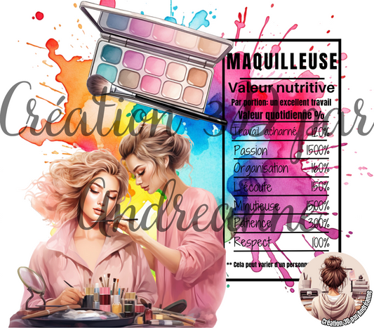 Valeur nutritive de Maquilleuse 20 oz Skinny Tumbler, gobelets PNG
