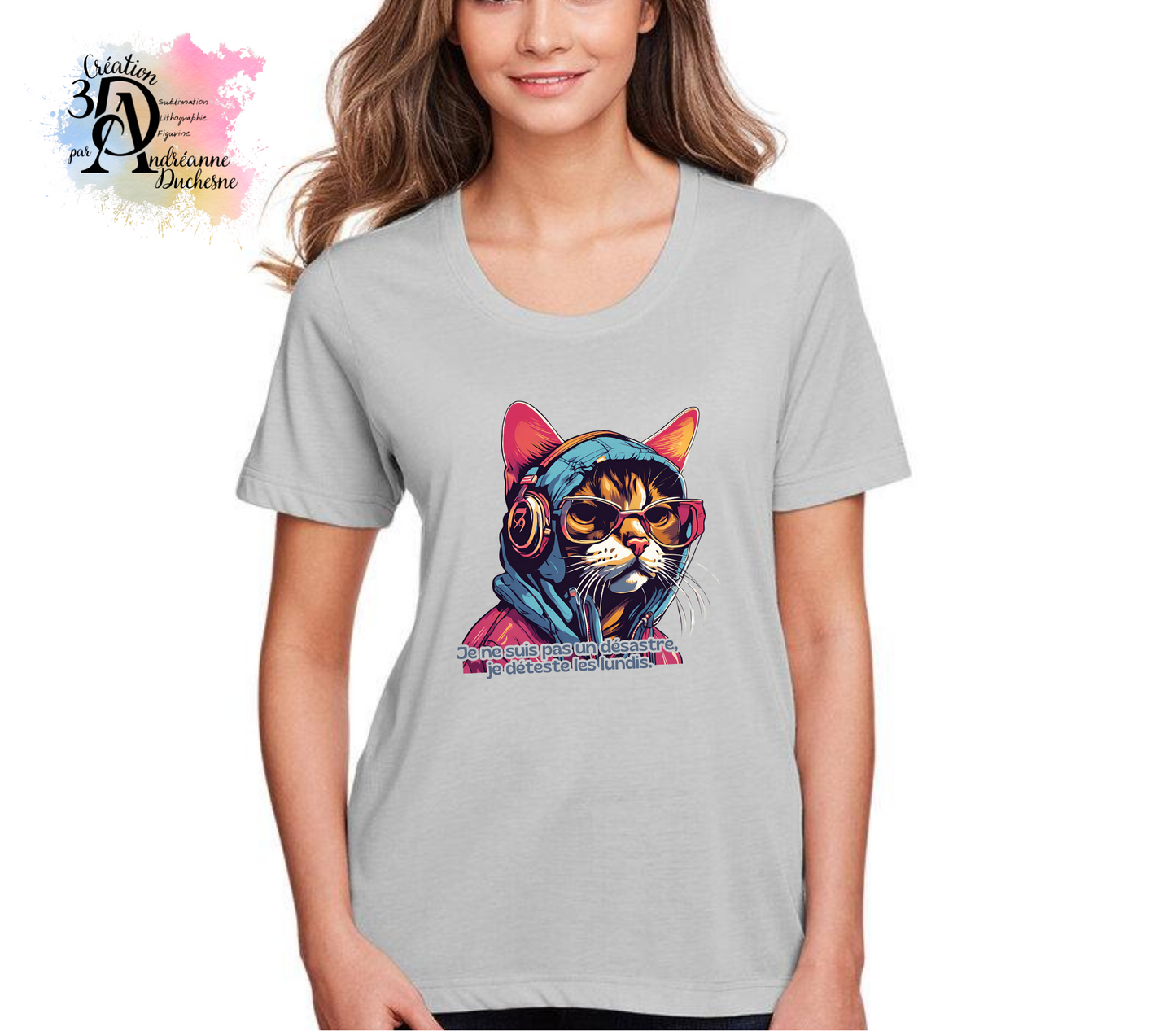 Chat - Ambiance urbaine - Je déteste les lundis, Gobelet Skinny de 20 oz, PNG pour gobelets - Téléchargement numérique- Design