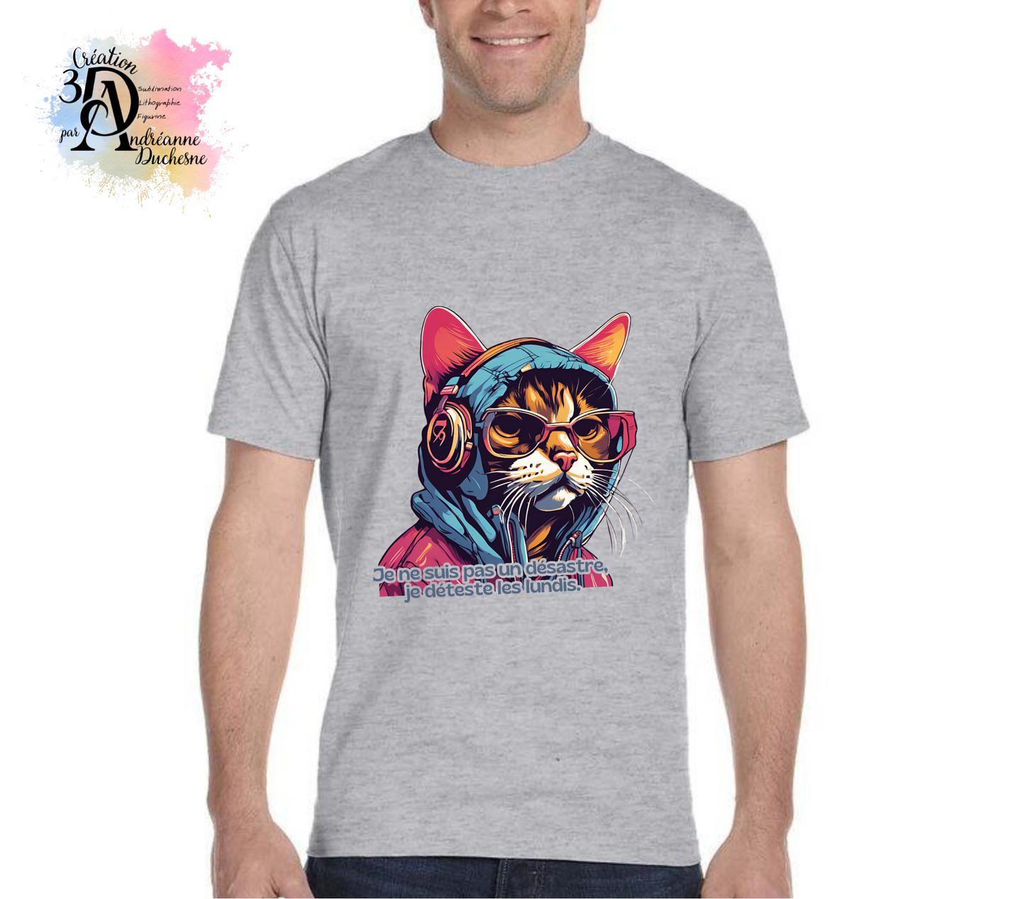 Chat - Ambiance urbaine - Je déteste les lundis, Gobelet Skinny de 20 oz, PNG pour gobelets - Téléchargement numérique- Design