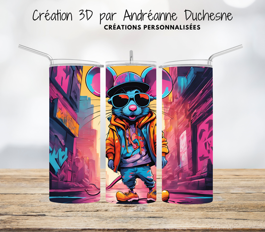 Souris - Urban vibe, 20 oz Skinny Tumbler, gobelets