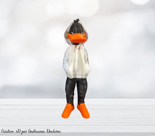 Modèle d'imprimante 3D Urban Looney Tunes | Fichier STL | Jolie figurine brodée inspirée du streetwear pour l'impression 3D | Fan art, décoration de bureau - jouet à collectionner